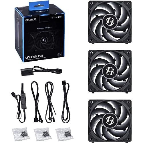 Lian Li UNI FAN P28 120mm Black PWM 92 CFM image