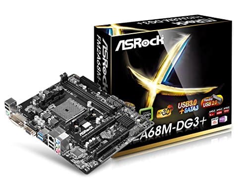 ASRock AMD A68H FM2A68M-DG3+ FM2+ DDR3 Micro ATX image