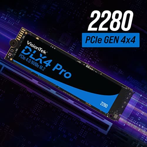 VisionTek DLX4 Pro 4TB M.2-2280 SSD PCIe 4.0 X4 NVMe image