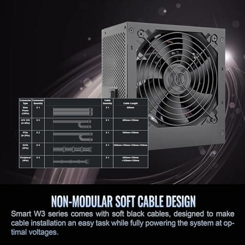 Thermaltake Smart W3 Black 700W Non-Modular 80+ Certified ATX image