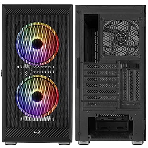 Aerocool Graphite v2 ATX Mid Tower Tempered Glass Side Panel image
