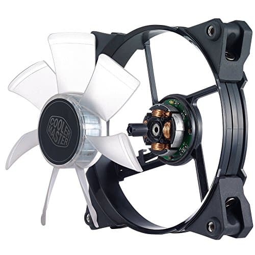 Cooler Master JetFlo 120mm Black PWM 95 CFM Blue LED image