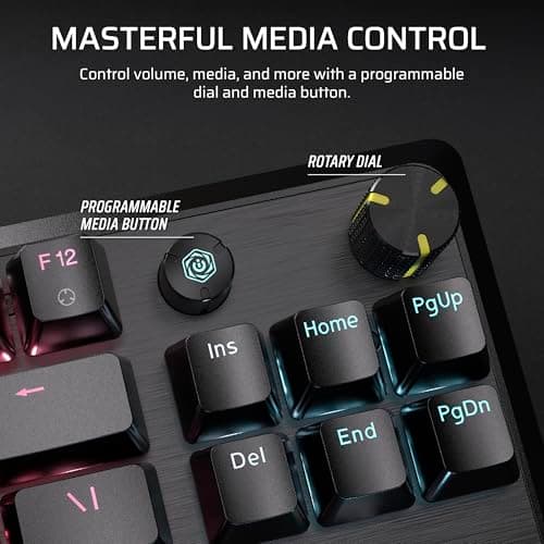 Corsair K70 CORE TKL RGB Wired Corsair MLX Red V2 Linear Gaming Keyboard image