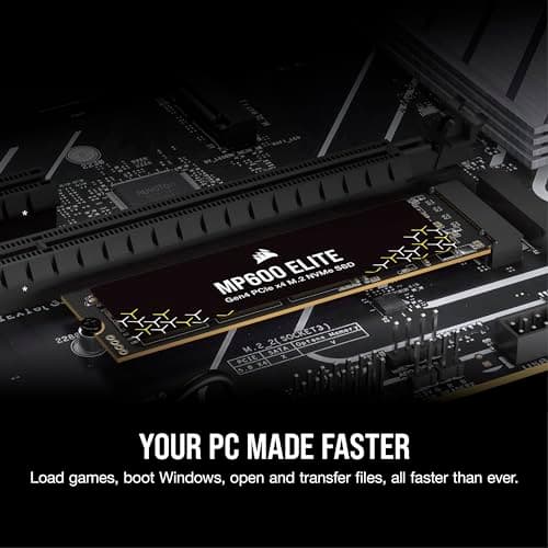Corsair MP600 ELITE 4TB M.2-2280 SSD PCIe 4.0 X4 NVMe image