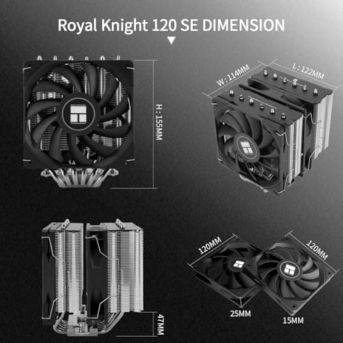 Thermalright RK120 SE Air 155mm Black / Silver image