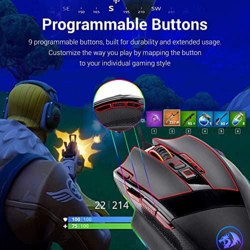 Redragon Mammoth Laser Wired Mouse image