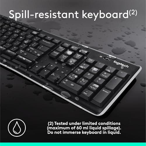 Logitech MK710 Wireless Ergonomic Keyboard With Optical Mouse image