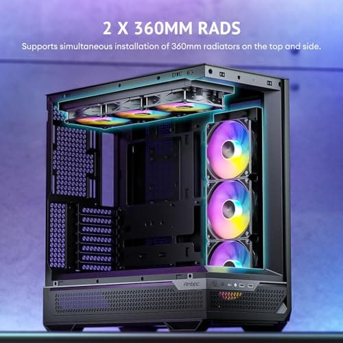 Antec C7 ARGB ATX Mid Tower Black Tempered Glass image