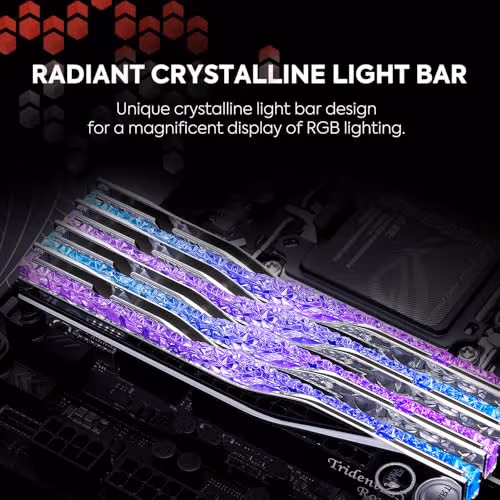 G.Skill Trident Z5 Royal Neo RGB Silver DDR5-6000 CL30 64GB (2x32GB) image