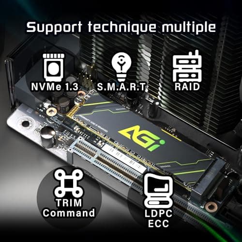 AGI AI818 2TB SSD M.2-2280 PCIe 4.0 X4 NVMe image