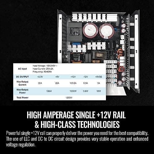 Thermaltake Toughpower PF3-L 1200W 80+ Platinum Certified Fully Modular image