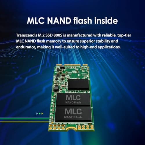 Transcend MTS800 64GB SSD M.2-2280 SATA image