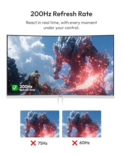 Pixio PXC248 Wave 24" 1080p 200Hz VA Curved Monitor image