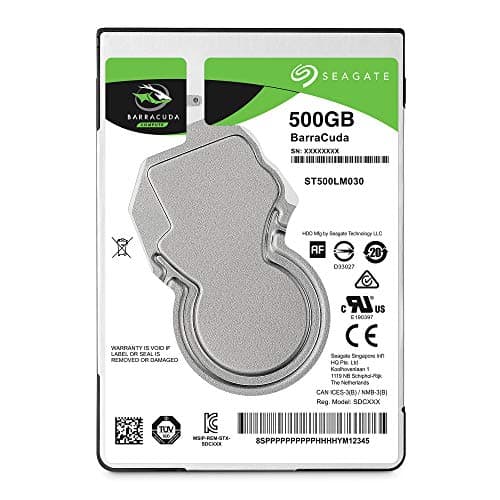 Seagate BarraCuda 500GB HDD 2.5" 5400 RPM SATA 6.0 Gb/s Internal image