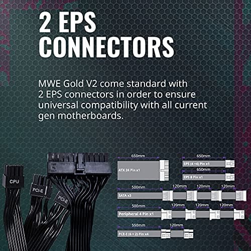 Cooler Master MWE Gold V2 1250W 80+ Gold Fully Modular image