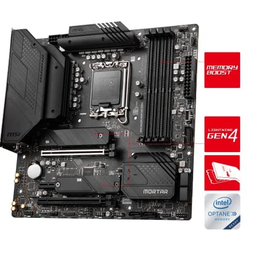 MSI B660 MAG B660M MORTAR DDR4 Micro ATX image