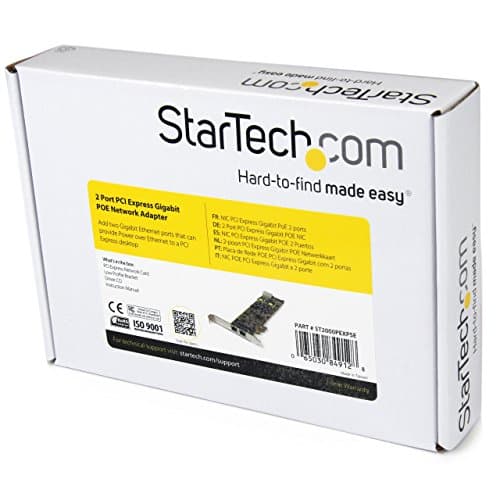 StarTech ST2000PEXPSE 2 x Gigabit Ethernet PCIe x1 Network Adapter image