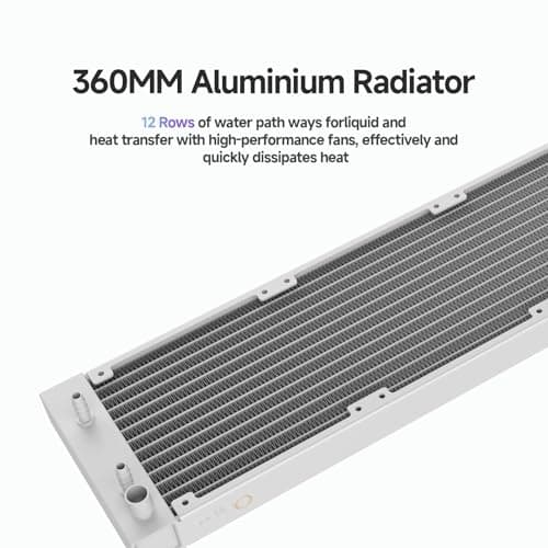 Ocypus Iota Water 360mm 77 CFM White image