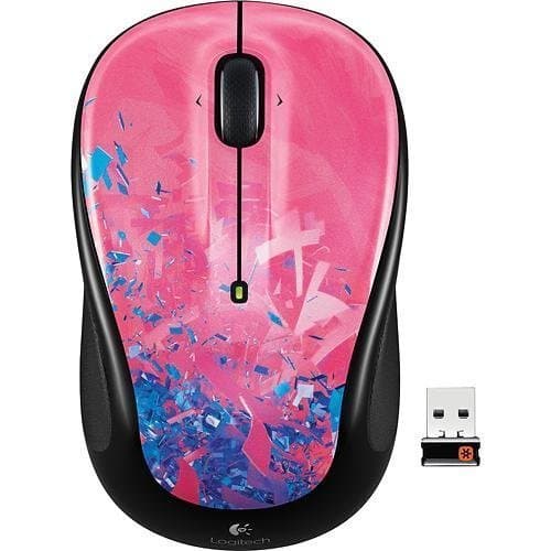 Logitech M325 Spontaneous Pink Wireless Optical Mouse image