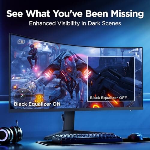 KOORUI 34E6UC 34" 3440x1440 165Hz VA Curved Monitor image