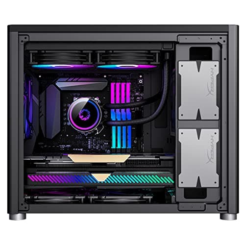 GameMax Spark Micro ATX Mid Tower Black with Tempered Glass Side Panel and USB 3.2 Gen 1 Type-C / USB 3.2 Gen 1 Type-A image