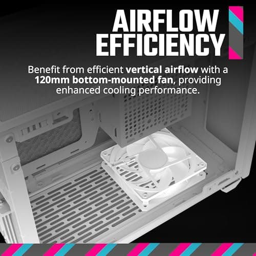 Cooler Master MasterBox NR200P V2 Mini-ITX Desktop White with Mesh Side Panel and USB 3.2 Gen 2x2 Type-C / USB 3.2 Gen 1 Type-A image