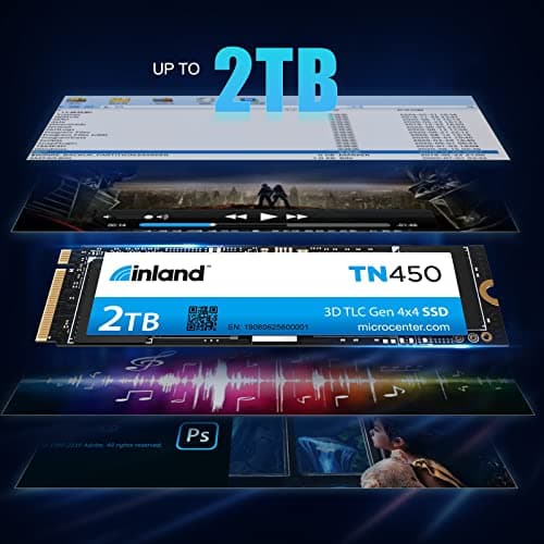 Inland TN450 2TB SSD M.2-2280 PCIe 4.0 x4 NVMe image