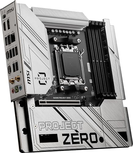 MSI B650M PROJECT ZERO AM5 DDR5 Micro ATX image