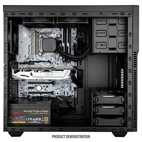 Rosewill TYRFING ATX Mid Tower Black Acrylic Side Panel, USB 3.2 Gen 1 Type-A, USB 2.0 Type-A image