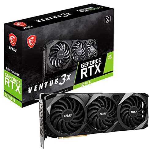 MSI VENTUS 3X OC GeForce RTX 3070 Ti 8GB GDDR6X Black / Silver image