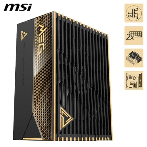 MSI MEG Ai-T PCIE5 Black / Gold 1600W Fully Modular 80+ Titanium Certified image