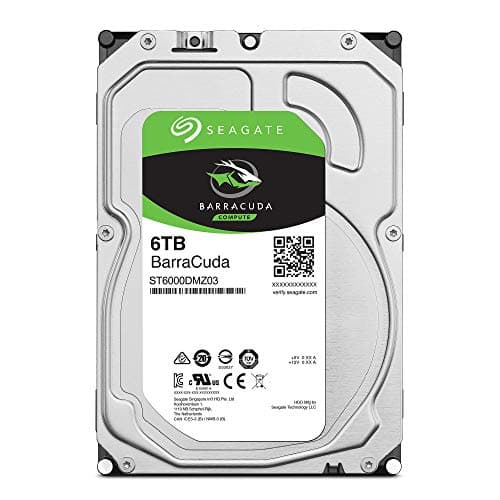 Seagate Barracuda Compute 6TB HDD 3.5" 5400RPM SATA image