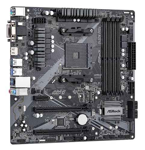 ASRock B450M PRO4 R2.0 AM4 DDR4 Micro ATX image