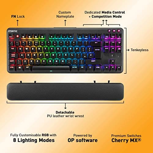 FNATIC miniSTREAK RGB Wired Gaming Keyboard image