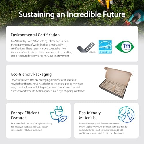 Asus ProArt Display PA34VCNV 34.1" 3440x1440 60Hz IPS Curved Monitor image