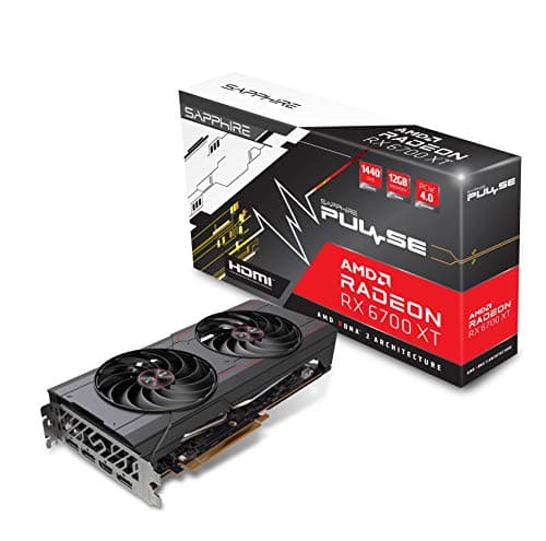 Sapphire PULSE Radeon RX 6700 XT 12GB GDDR6 Black image