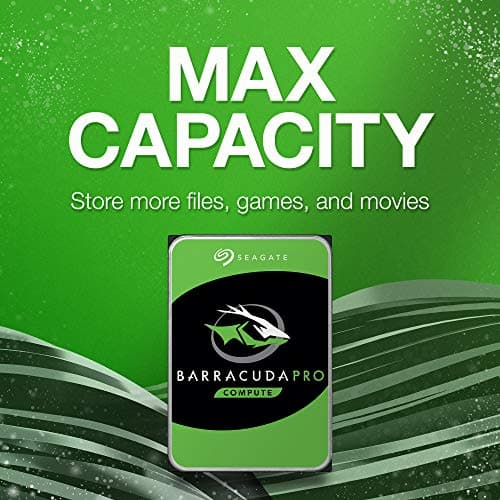 Seagate Barracuda Pro 14TB Internal Hard Drive Performance HDD – 3.5 Inch SATA 6 Gb/s 7200 RPM 256MB Cache for Computer Desktop PC, Data Recovery (ST14000DM001) image