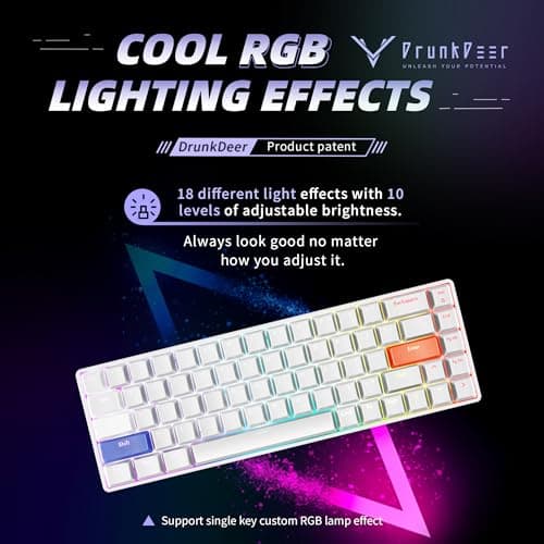 DrunkDeer G65 RGB Wired Gaming Keyboard image