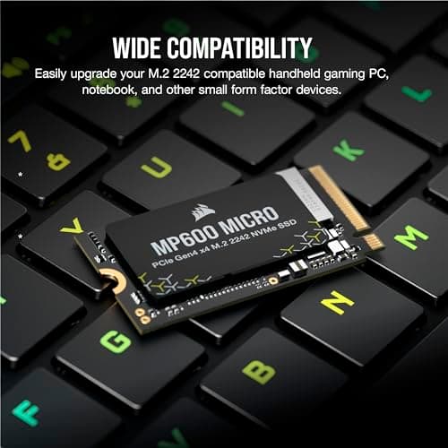Corsair MP600 MICRO 2TB SSD M.2-2242 PCIe 4.0 NVMe image