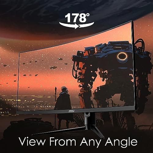 MSI Optix MAG342CQR 34" 1440p 144Hz VA Curved Monitor image