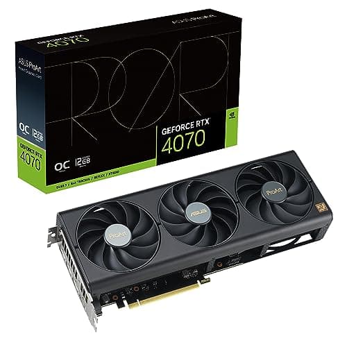 Asus ProArt OC GeForce RTX 4070 12GB GDDR6X Black image