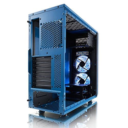 Fractal Design Focus G ATX Mid Tower Black / Blue Acrylic Side Panel image