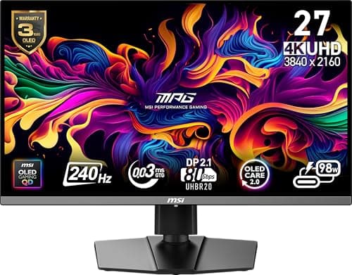 MSI MPG 272URX 27" 4K 240Hz QD-OLED Monitor main image