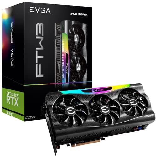 EVGA FTW3 GAMING GeForce RTX 3090 Ti 24GB GDDR6X Black image