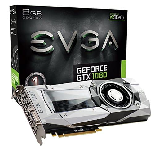 EVGA Founders Edition GeForce GTX 1080 8GB GDDR5X Black / Silver main image