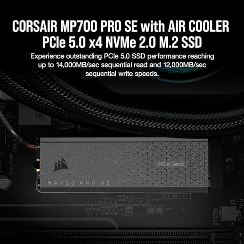 Corsair MP700 PRO SE 4TB SSD M.2 PCIe 5.0 NVMe image