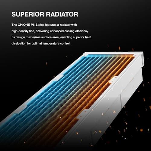 GAMDIAS CHIONE P5 Water 240mm 81.81 CFM White image