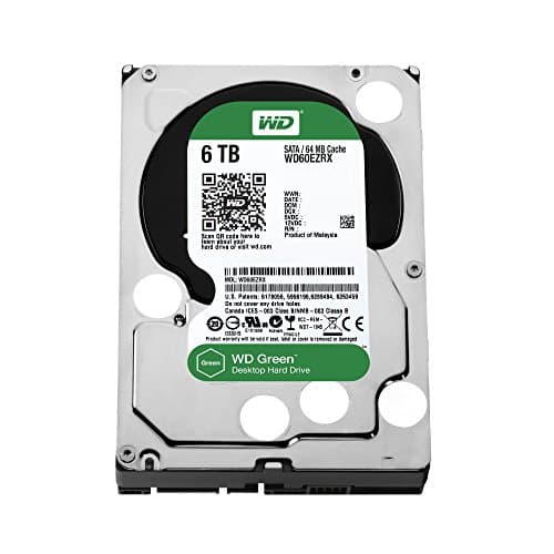 Western Digital Green 6TB 3.5" HDD 5400RPM SATA 6.0 Gb/s Internal image