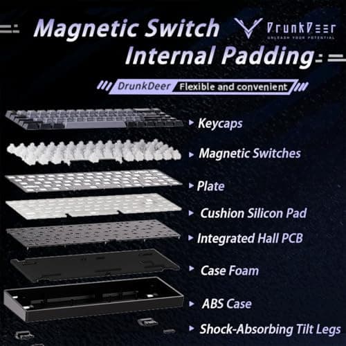 DrunkDeer G65 RGB Wired Gaming Keyboard image