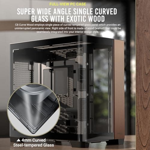 Antec C8 Curve Wood ATX Mid Tower Case image